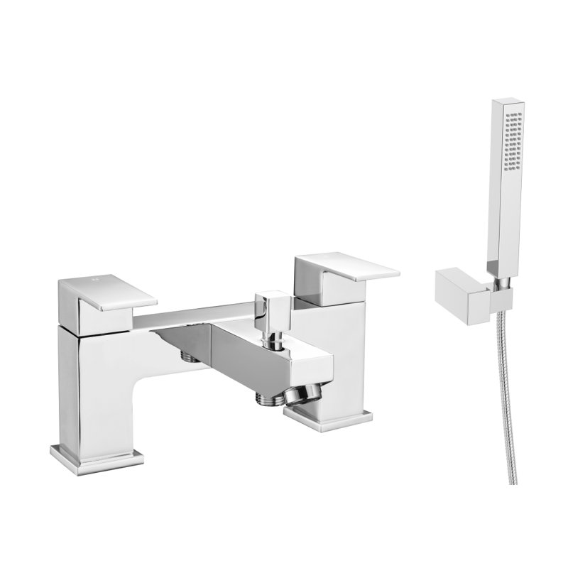VeeBath Munro Bath Shower Mixer Tap with Kit, Chrome