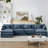 CloudHaven 130.7" U-Shaped Modular Sectional Sofa with 2 Movable Ottomans, 4-Seater Chenille Cloud Couch Set for Living Room, DIY Combination with High-Resiliency Memory Foam-1599235756