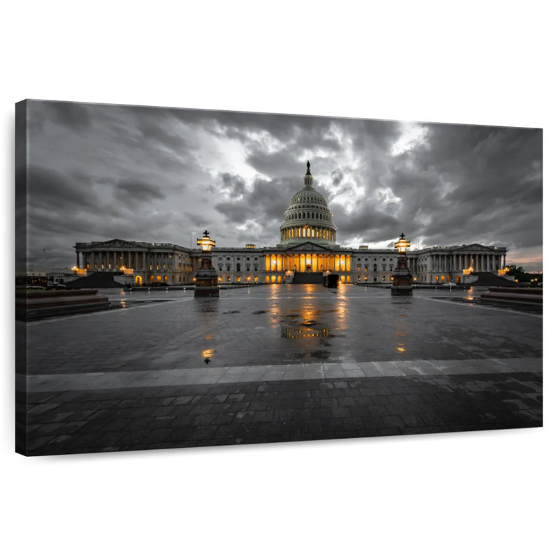 Lilie Stormy US Capitol, H 16 po x l 24 po
