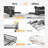 Extendable Dish Drying Rack For Kitchen Counter-110457694