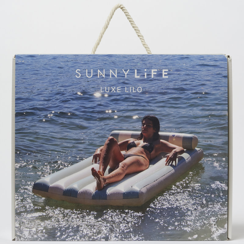 Luxe Lilo: rayures vertes, Vert