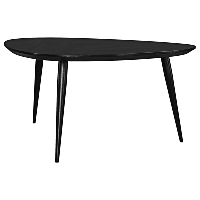 Table basse triangulaire en bois