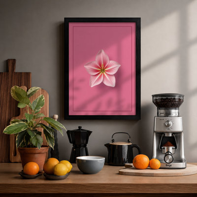 Pink Petals Botanical - Framed Print