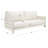 Tyrese Chrissie Wood Loveseat with Cushions