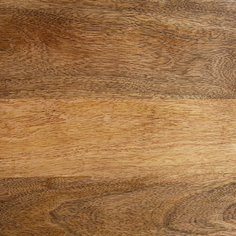 Table basse en bois massif avec rangement Belaire, Naturel