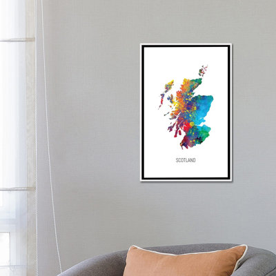 " Scotland Map " by Michael Tompsett
