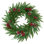 Real Touch Wind River Fir With Glittered Pinecones Artificial Christmas Wreath - 24" - Unlit