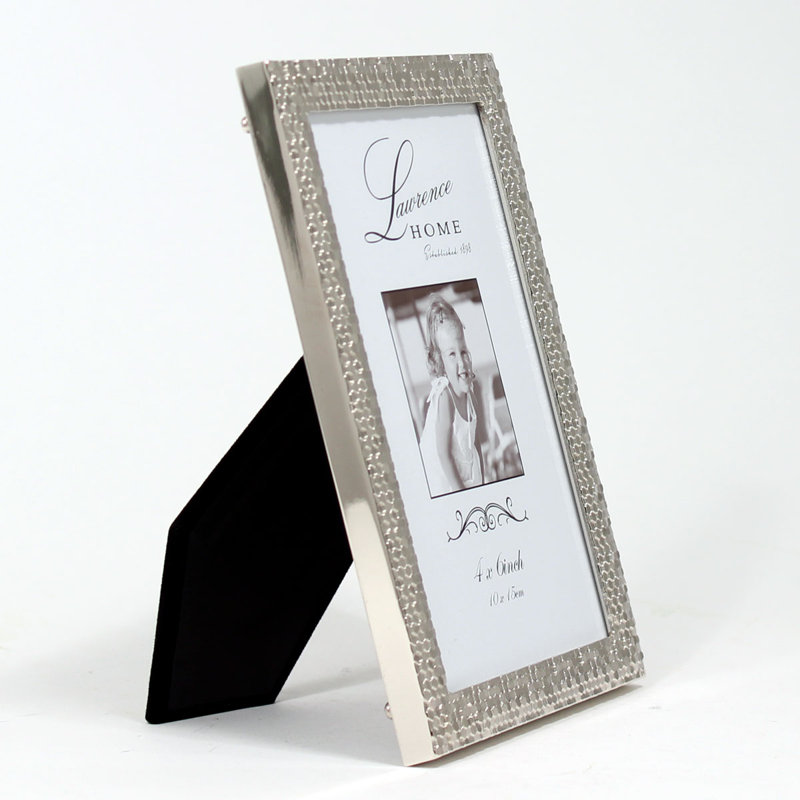 Cadre photo Ried Shimmer, 4 po x 6 po, Argent