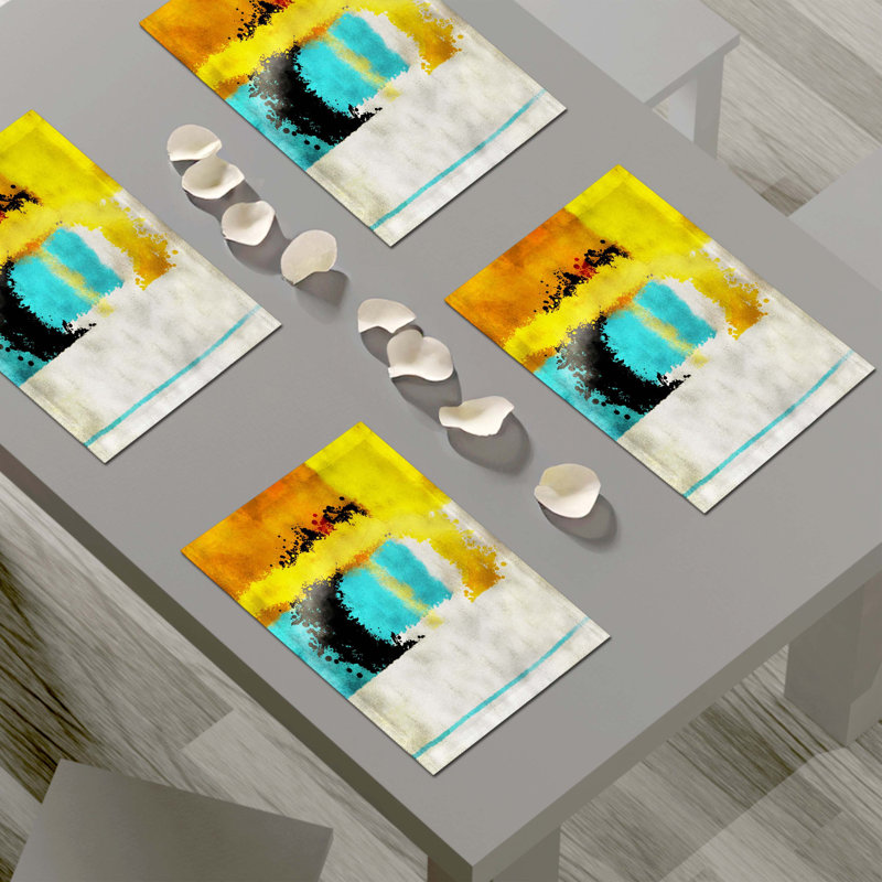 Napperon abstrait en polyester