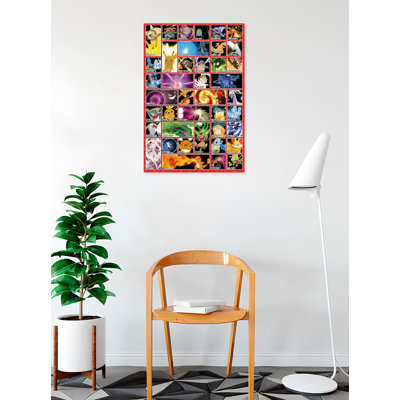  Officially Licensed Pokemon - Moves Art Poster - 24 x 36 Inch - Decorative Print - Poster Paper - Ready to Frame
