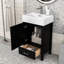 Space-Saving Bathroom Vanity with Sink, Soft-Close Features and Wood Frame-1557474649