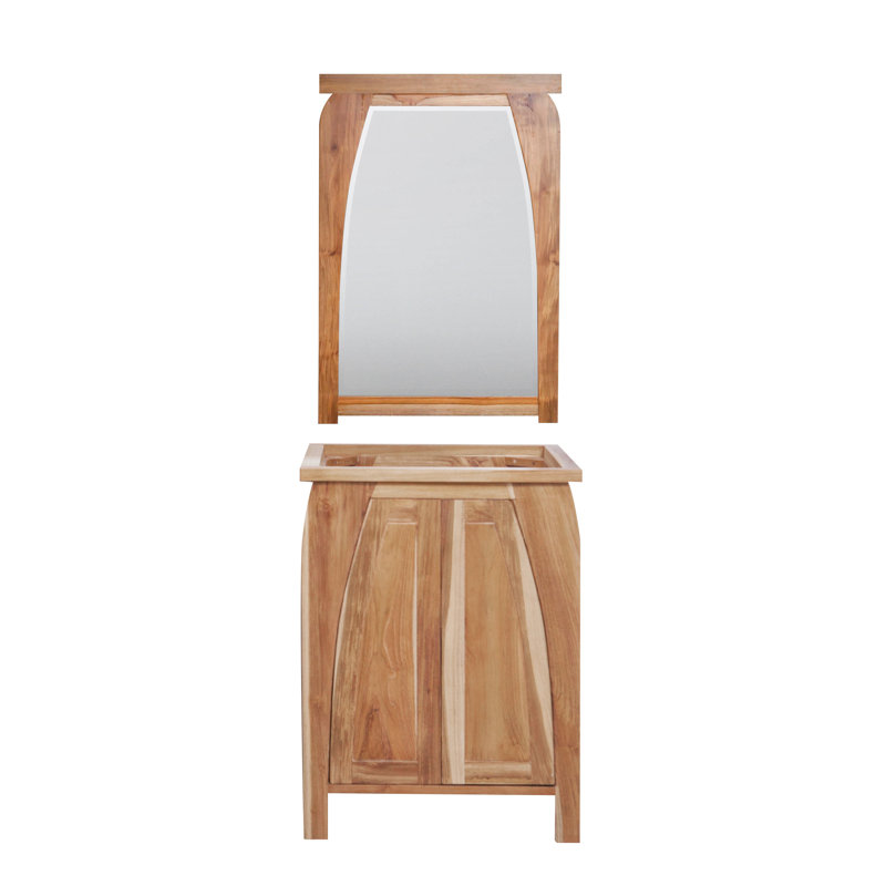 21'' Solid Wood Single Bathroom Vanity Top