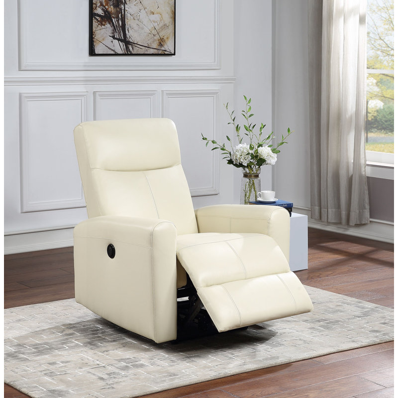 Fauteuil inclinable électrique Whisenant, Beige