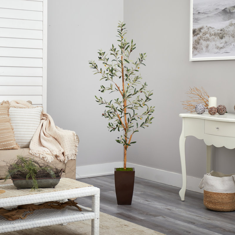 Olive artificielle 66 po en pot