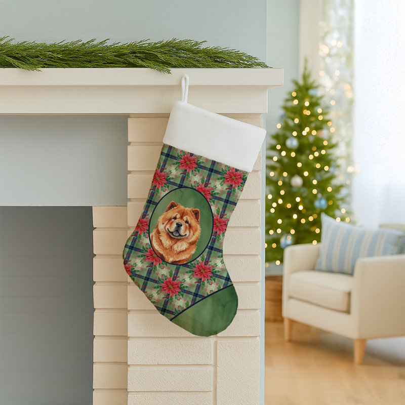 Chaussette de Noël Chow Chow