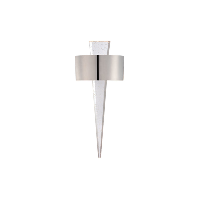 Palladian 1 - Light LED Bath Sconce, Polished Nickel