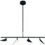 Lustre linéaire intégré 4 lumières DEL noires-964299422-964299419