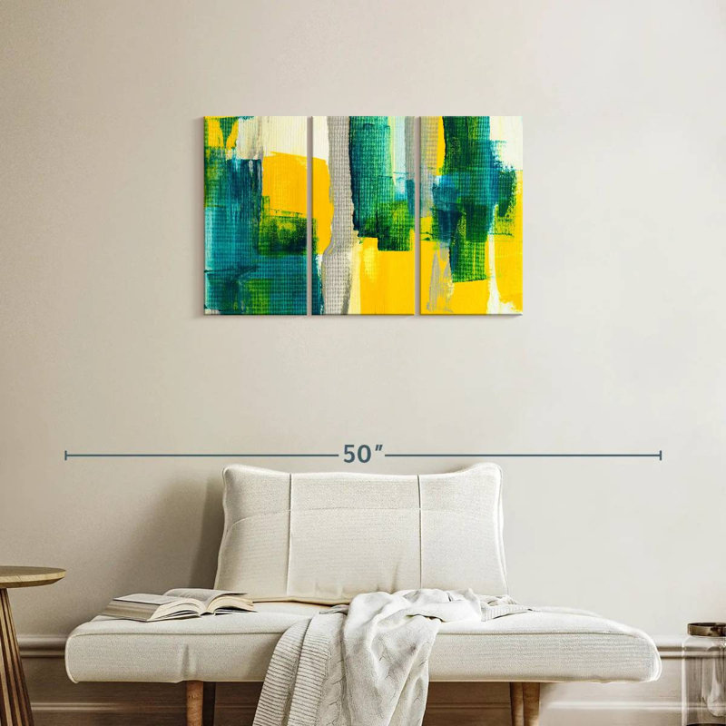 Avery révélant le bleu sarcelle II, H 20 po x l 33 po