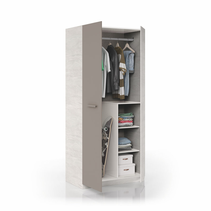Dixee 2 Door Manufactured Wood Wardrobe