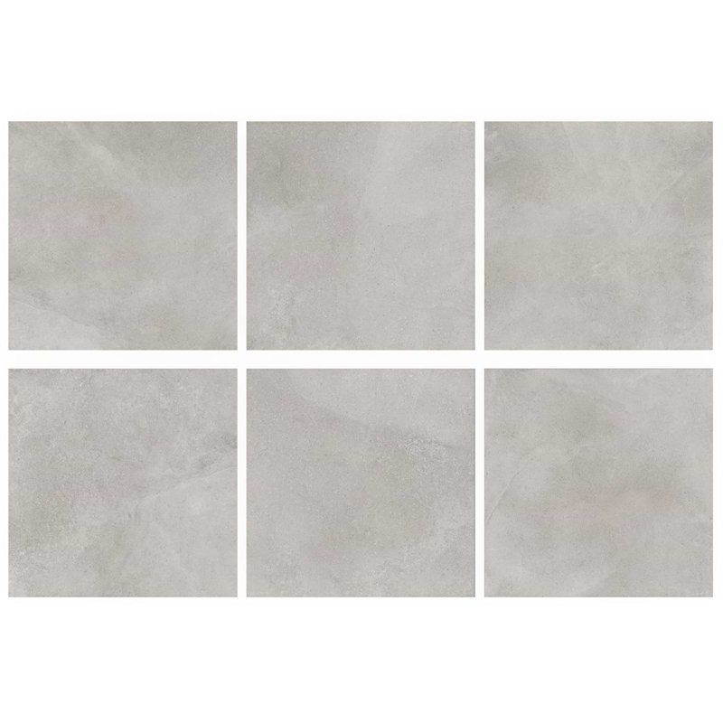 New Rock 48x48 Matte Porcelain Tile, Fumo Light Gray