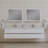 Arjina 84'' Double Bathroom Vanity with Solid Surface Top-1780913280