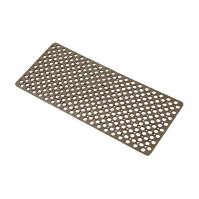 35x16" Soft Non-slip Bath Mat Brown
