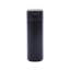 Thermos isolé sous vide en acier inoxydable 420 ml avec affichage de la température à DEL, double paroi, couvercle à vis étanche, noir 14 oz