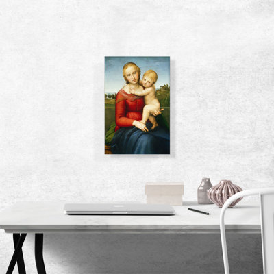 «The Small Cowper Madonna 1505» par Raphael, reproduction d'art sur toile tendue