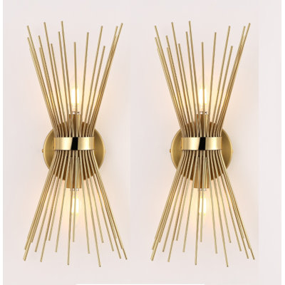 Jovenko Steel Candle Wall Light