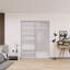 Cloisons 2 pièces en verre transparent - Portes coulissantes - Portes de placard-96872733-113883875