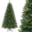 Arbre de Noël avec embouts en PVC et gants de lumières à DEL blanc chaud-2063026146