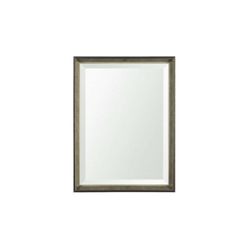 Miroir en bois manufacturé étain, Rectangulaire, 38 po x 26 po