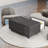 Modern Smart Coffee Table With Built-In Fridge, Bluetooth Speaker, Wireless Charging, Touch Control Panel, USB Interface, Outlet Protection, Atmosphere