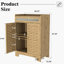 Buffet Cabinet With Adjustable Shelf & Drawer For Blanket Storage In Bedroom Kitchen, Dining Room, Bathroom, Entryway Style
