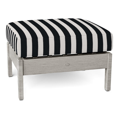 Kennebunkport Outdoor Ottoman with Cushion