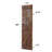 K Style Solid Core Wood Double Sliding Barn Door with Hardware Kit -Assembly Needed-86439466-65056359