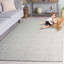 Tapis rayé performance en laine / coton touffeté Vighnesh-1982523131