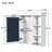 30'' X 28'' Bathroom Medicine Cabinet With Mirror, Wall Mounted Mirror Cabinet With Storage Organizer, Over The Toilet Storage Storage Cabinet For Bathroom-1355803643