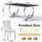 70" Glass Dining Table Set Of 5, Double U-Shaped Polished Stainless Steel Base, 10Mm Thick Tempered Glass Top And Velvet Upholstered Nailhead Chairs-413570988-413304889