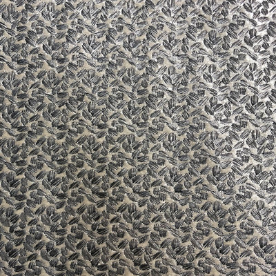 Tissu Cruze | Tissu abstrait en velours brodé | Tissu de draperie et de rideau et tissu de revêtement