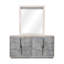 Pavira Dresser With Mirror - Stone