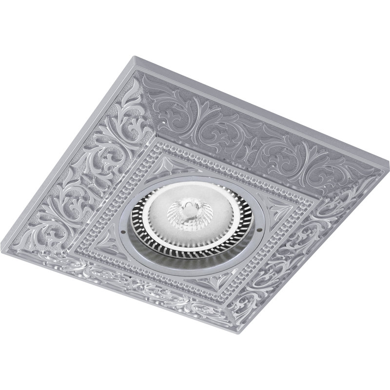 Fluellen 7cm Decorative Recessed Trim, Silver