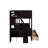 Twin Over Full Bunk Bed With Shelfs, Storage Staircase And Drawers-113697735