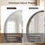 Miroir mural rond à cadre en bois - cadre épais de 2,5 pouces-943353725-943353698