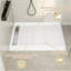 Base de douche rectangulaire avec ensemble de drain et couvercle de drain l 48 po x P 36 po-111287534