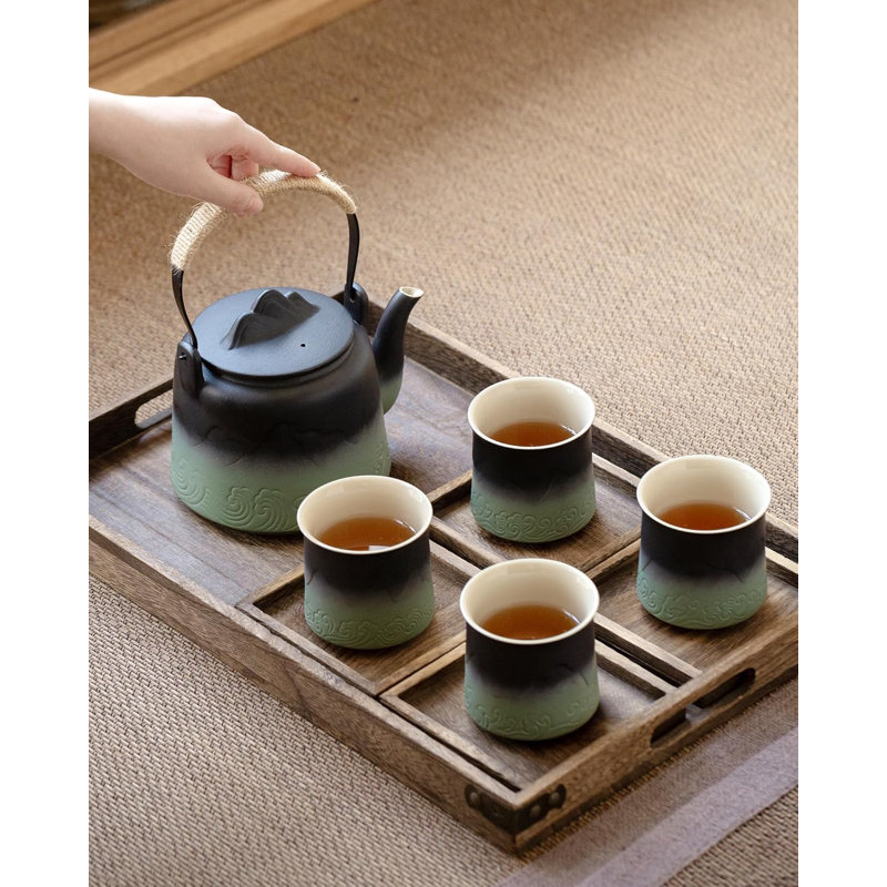 Service à thé japonais rétro