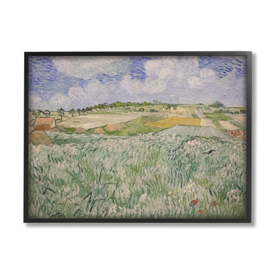 Plain Near Auvers Van Gogh Classic par Vincent Van Gogh - Peinture