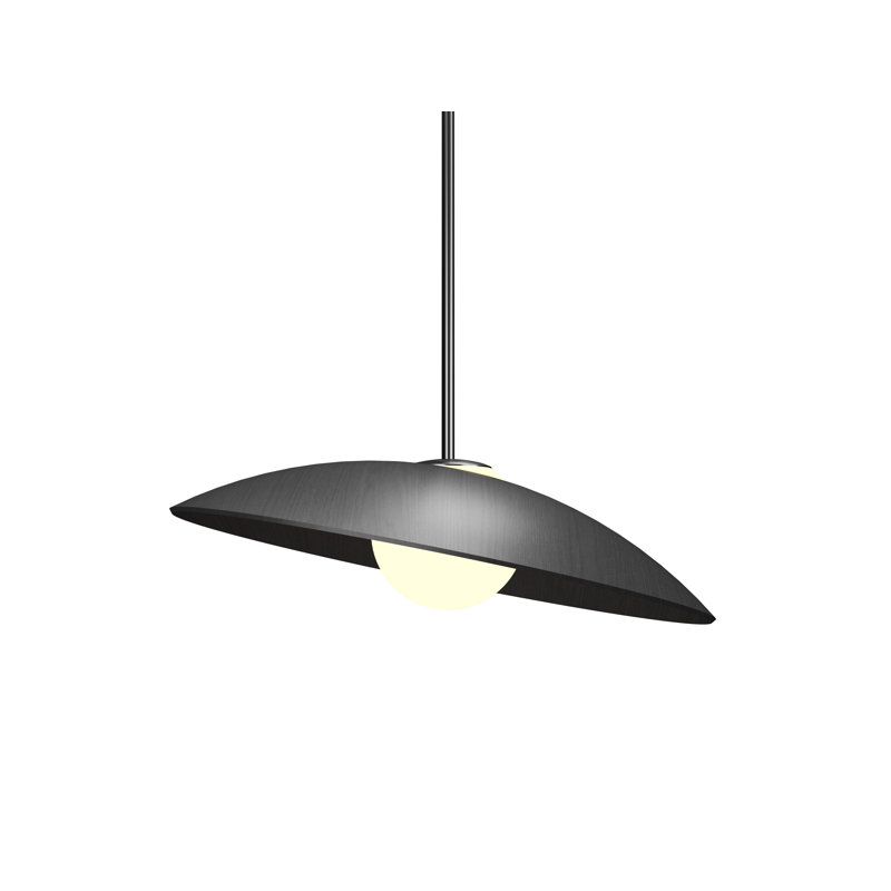 Oyster 1 - Light Pendant, Organic Gray, 10 W, 118" H x 21.26" W x 21.26" D
