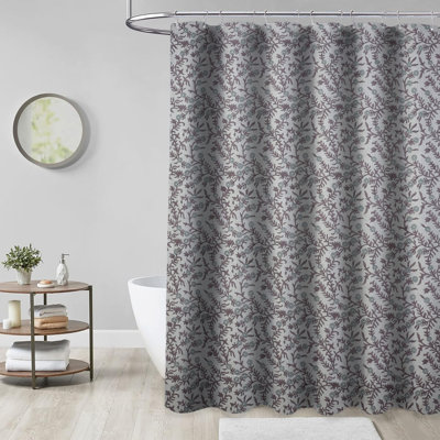  Rideau de salle de bain en lin Block Block | Fibre naturelle | Panneau de douche Boho Chic, Shehjan, mauve