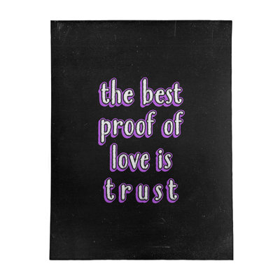 Quotes Chenille Indoor Rug